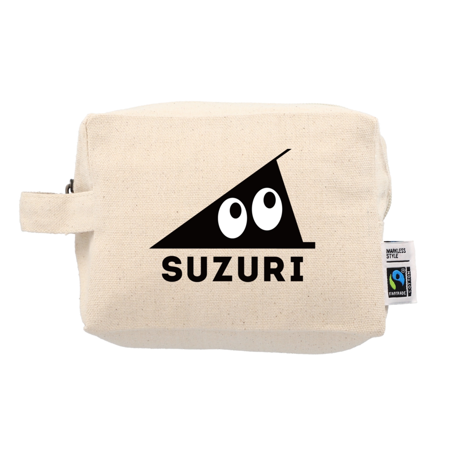 Fair Trade Cotton Canvas Zip Pouch (M)