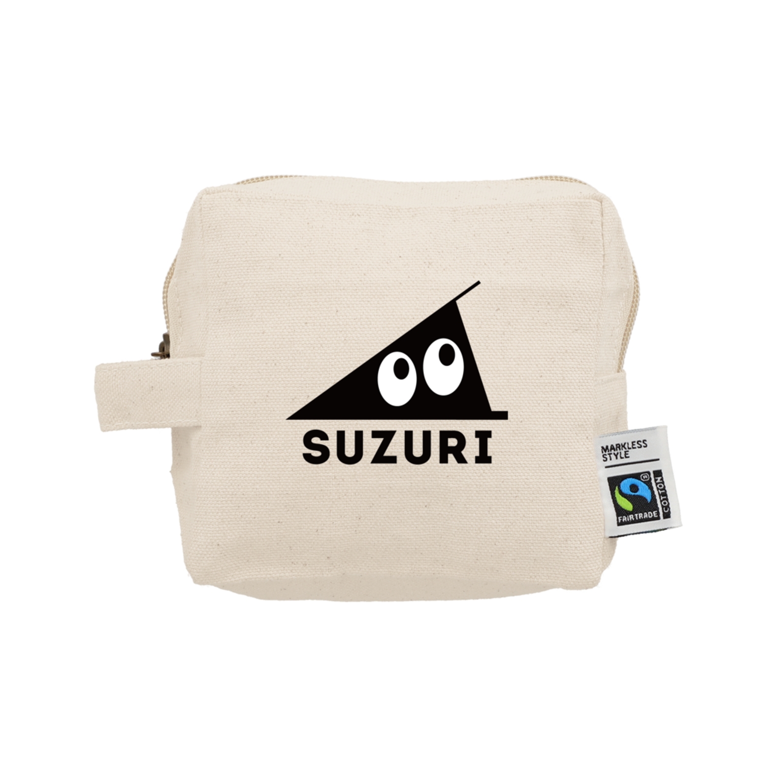 Fair Trade Cotton Canvas Zip Pouch (S)