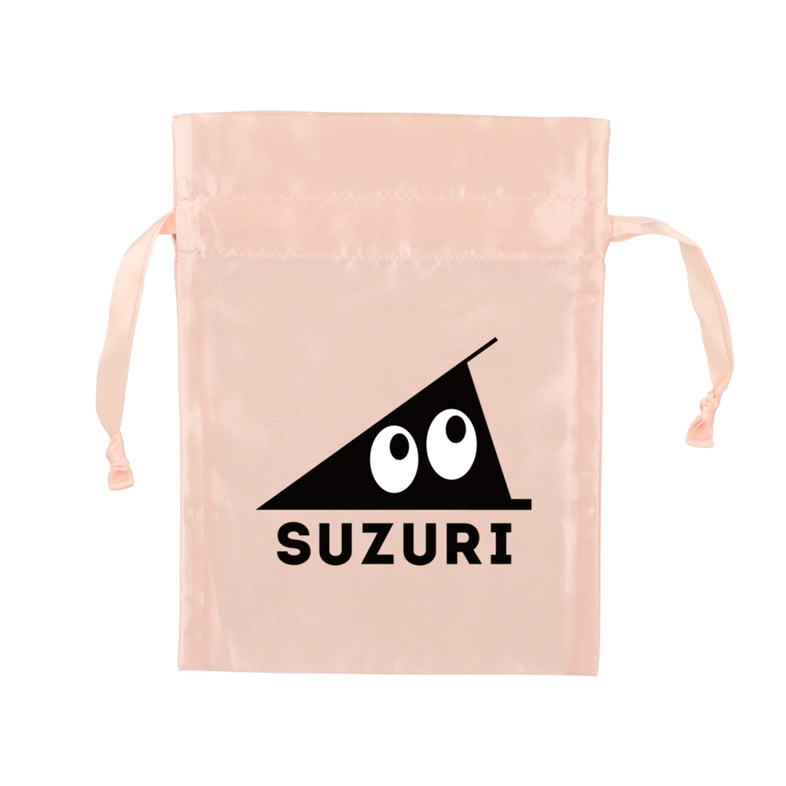 Satin Frill Drawstring Bag (S)