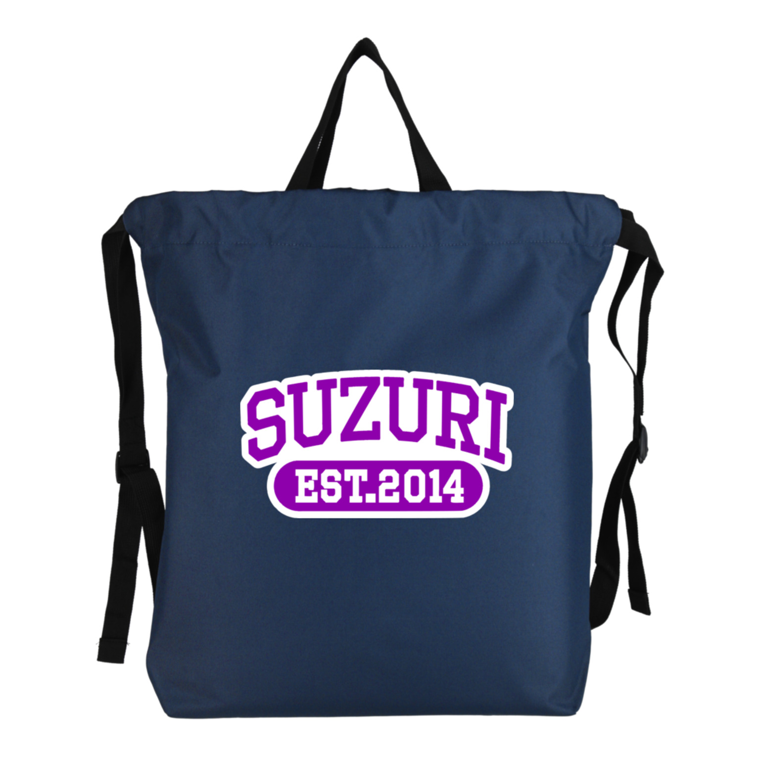 Handle Poly Drawstring Backpack