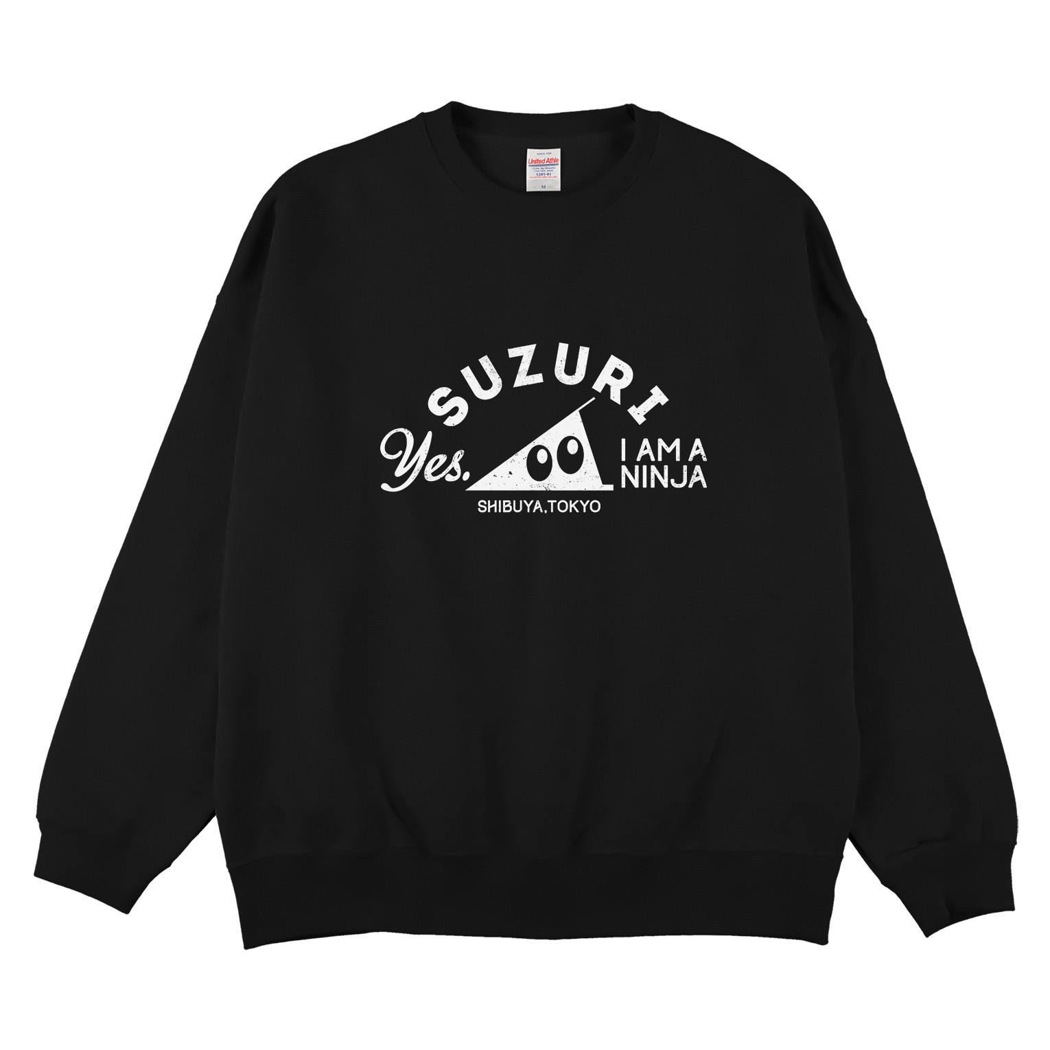 United Athle 10.0oz Big Silhouette Crewneck Sweatshirt (Fleece Lined)