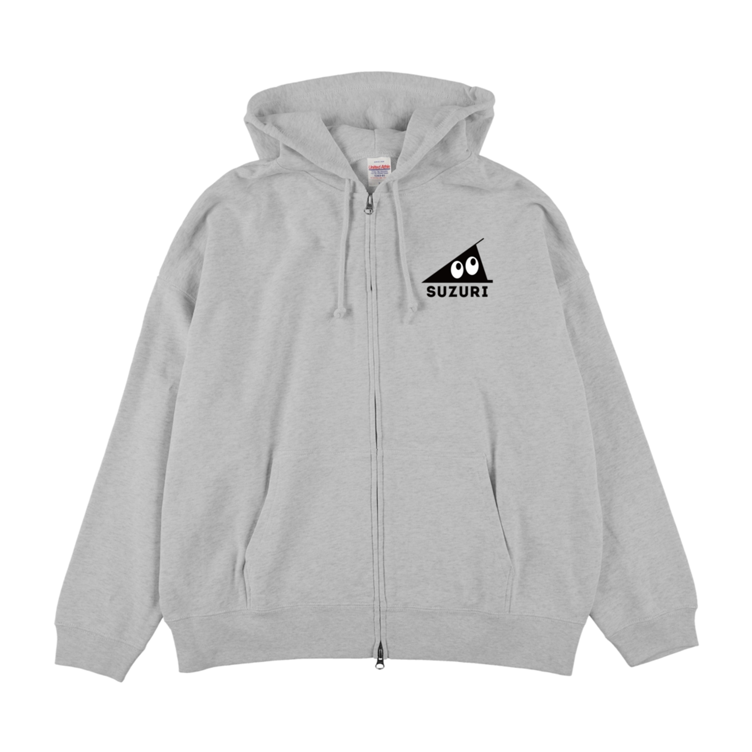 United Athle 10.0oz Big Silhouette Sweat Full Zip Hoodie (Fleece Lined)