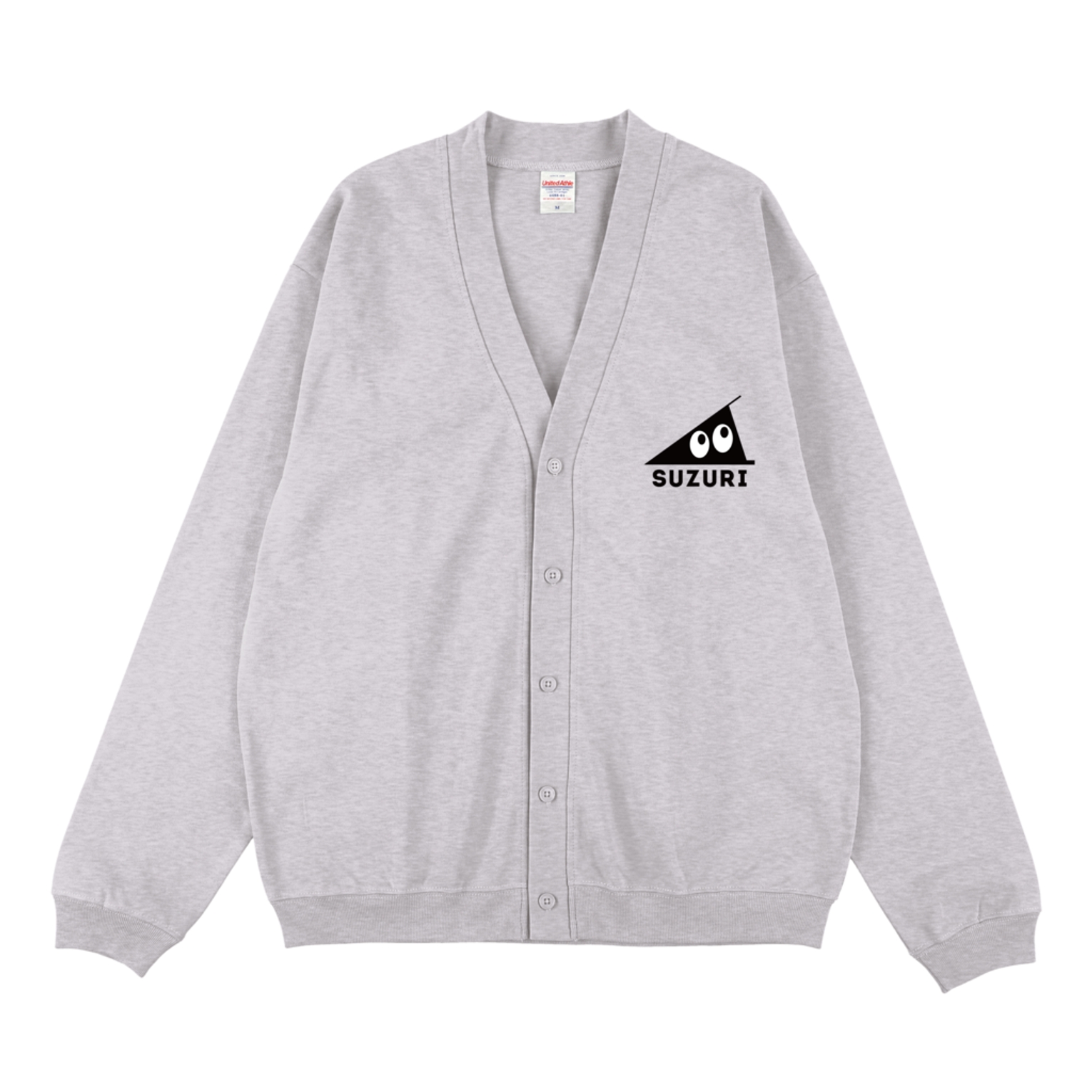 United Athle 10.0oz Cotton Jersey Loose Fit Cardigan